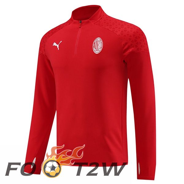 Sweatshirt Training AC Milan Rouge 2023/2024