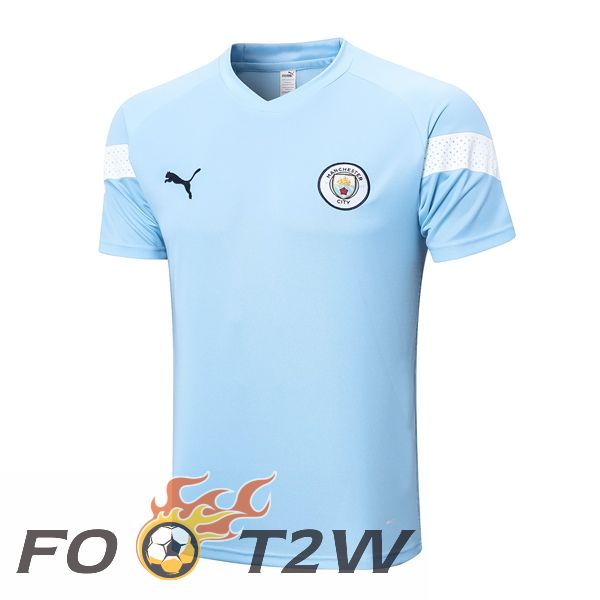 Training T-Shirts Manchester City Bleu 2023/2024