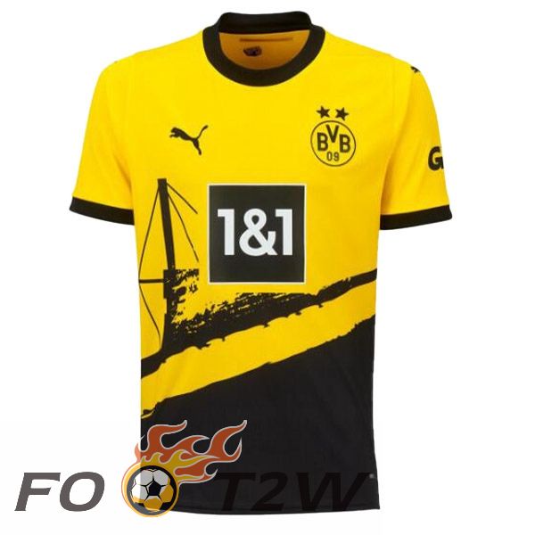 Maillot De Foot Dortmund BVB Domicile Jaune Noir 2023/2024