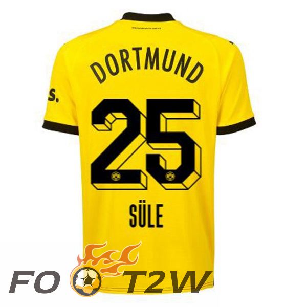 Maillot De Foot Dortmund BVB (Süle 25) Domicile Jaune Noir 2023/2024