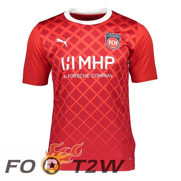 Maillot De Foot FC Heidenheim Domicile Rouge 2023/2024