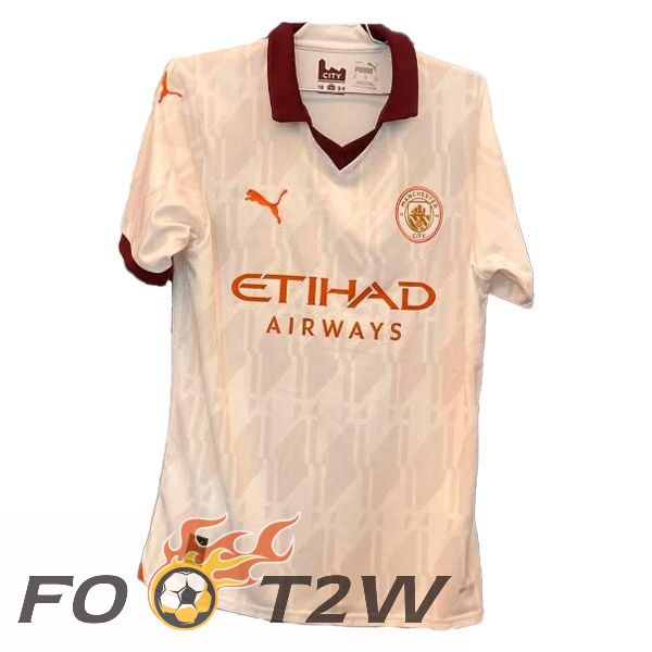 Maillot De Foot Manchester City Exterieur Marron Version Fuite 2023/2024