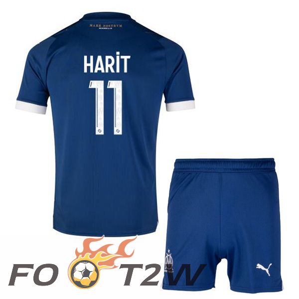 Maillot De Foot Marseille OM (HARIT 11) Enfant Exterieur Bleu 2023/2024