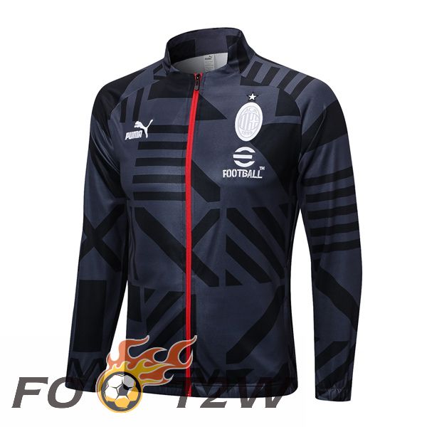 Veste Foot AC Milan Noir 2023/2024