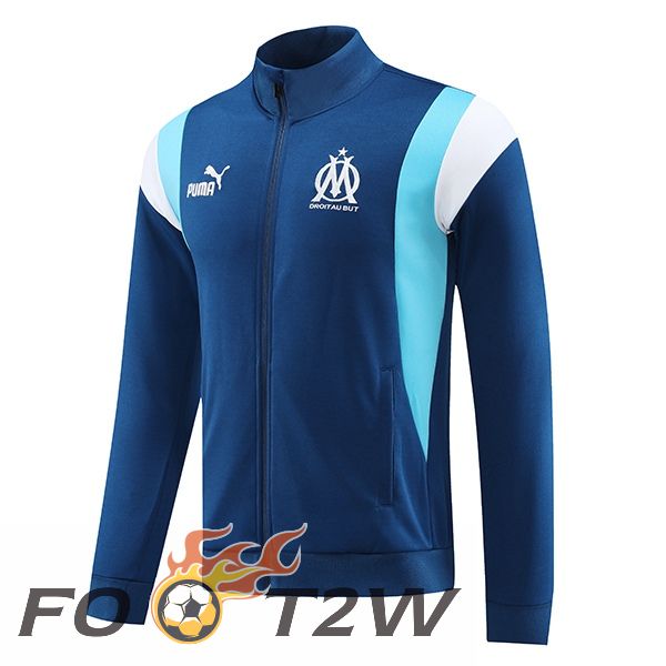 Veste Foot Marseille OM Bleu Royal 2023/2024