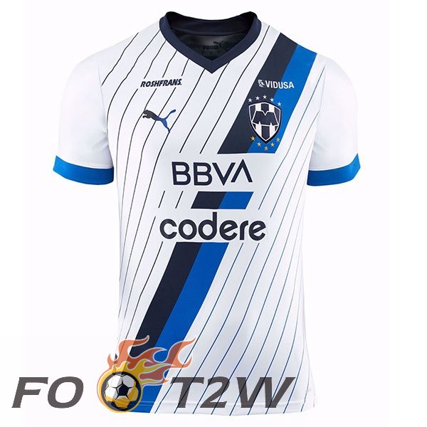 Maillot De Foot CF Monterrey Exterieur Bleu Blanc 2023/2024