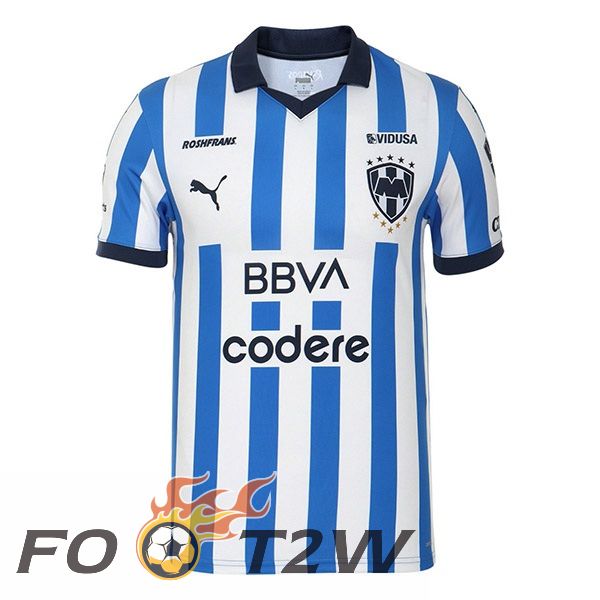 Maillot De Foot CF Monterrey Domicile Bleu Blanc 2023/2024