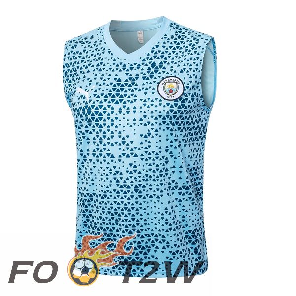 Gilet De Foot Manchester City Bleu 2023/2024