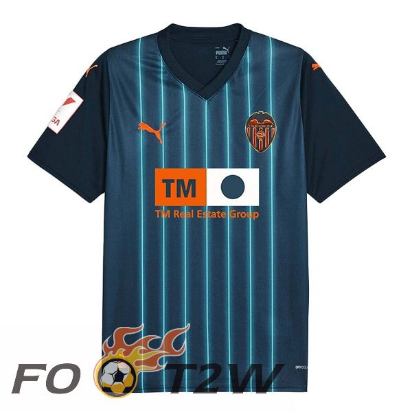 Maillot De Foot Valencia CF Exterieur Bleu 2023/2024