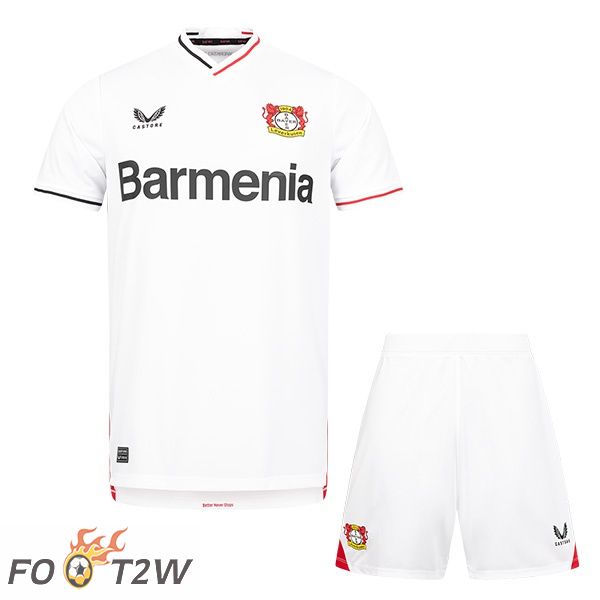 Maillot de Foot Bayer 04 Leverkusen Enfant Third Blanc 2022/2023