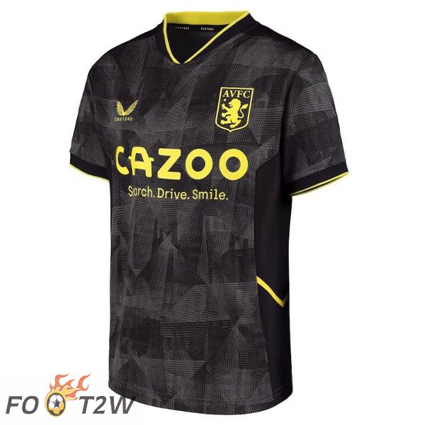 Maillot De Foot Aston Villa Third Noir 2022/2023