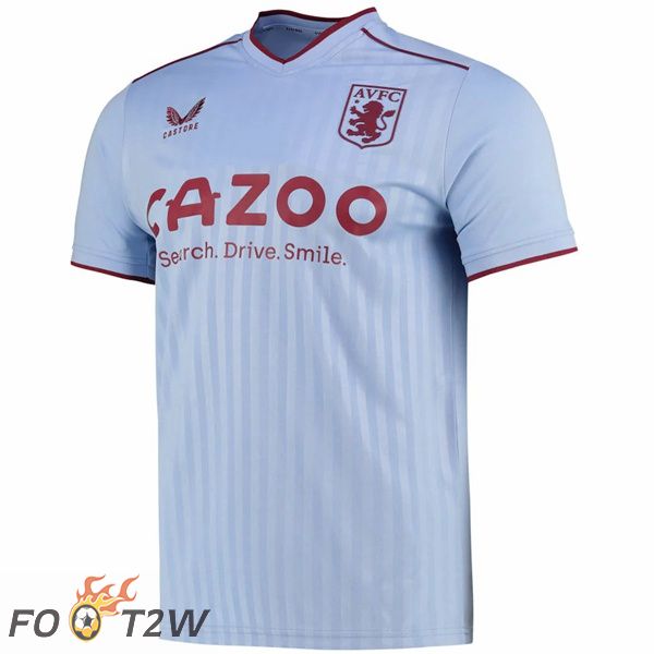 Maillot de Foot Aston Villa Exterieur Bleu 2022/2023