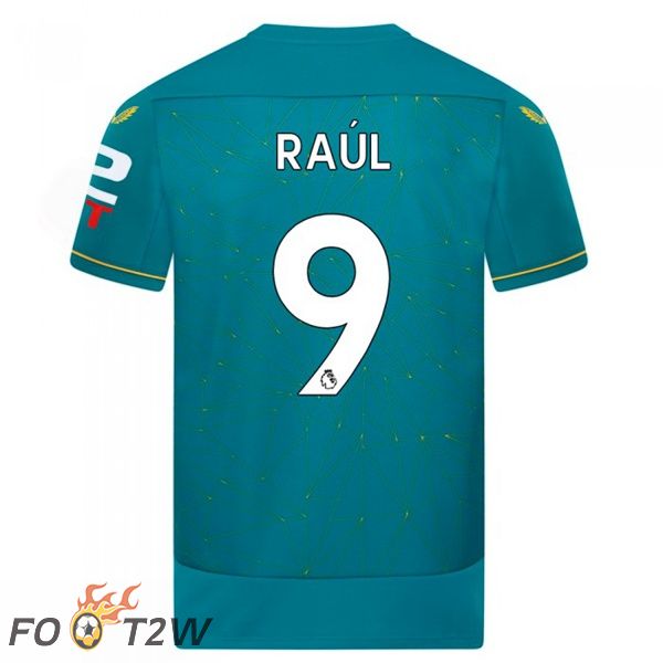 Maillot de Foot Wolves (RAUL 9) Exterieur Bleu 2022/2023