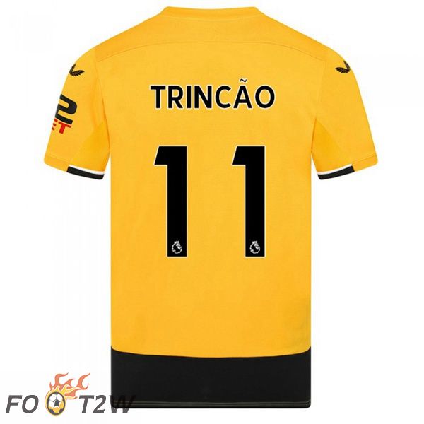 Maillot De Foot Wolves (TRINCAO 11) Domicile Jaune 22/23