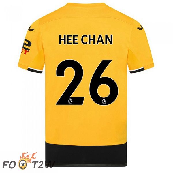 Maillot De Foot Wolves (HEE CHAN 26) Domicile Jaune 22/23