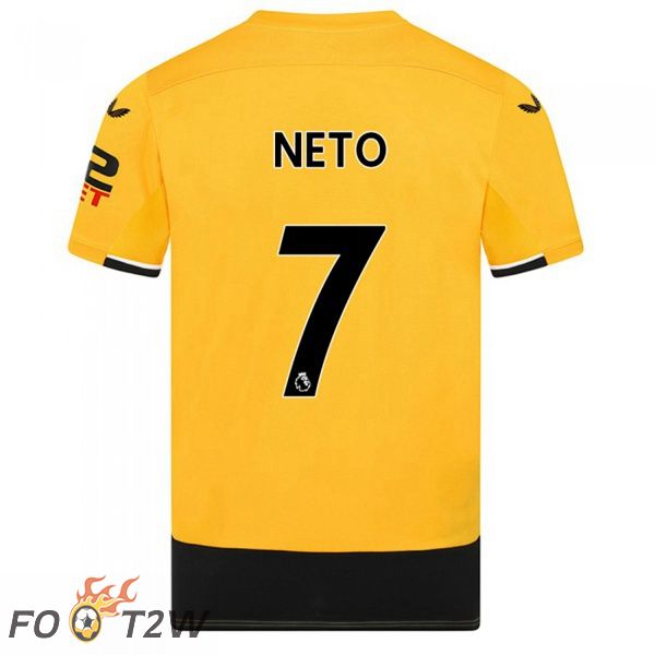 Maillot De Foot Wolves (NETO 7) Domicile Jaune 22/23