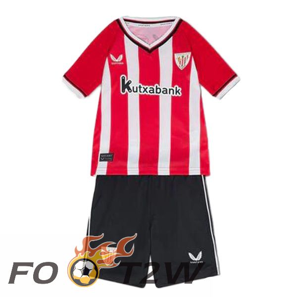 Maillot De Foot Athletic Bilbao Enfant Domicile Rouge 2023/2024