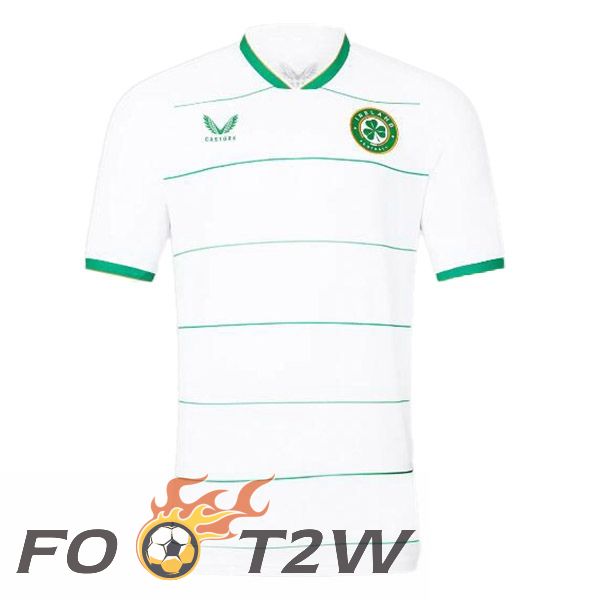 Maillot Foot Equipe De Irlande Exterieur Blanc 2023/2024