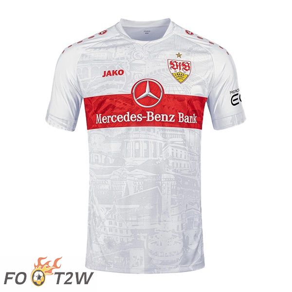 Maillot De Foot VfB Stuttgart Domicile Blanc 22/23