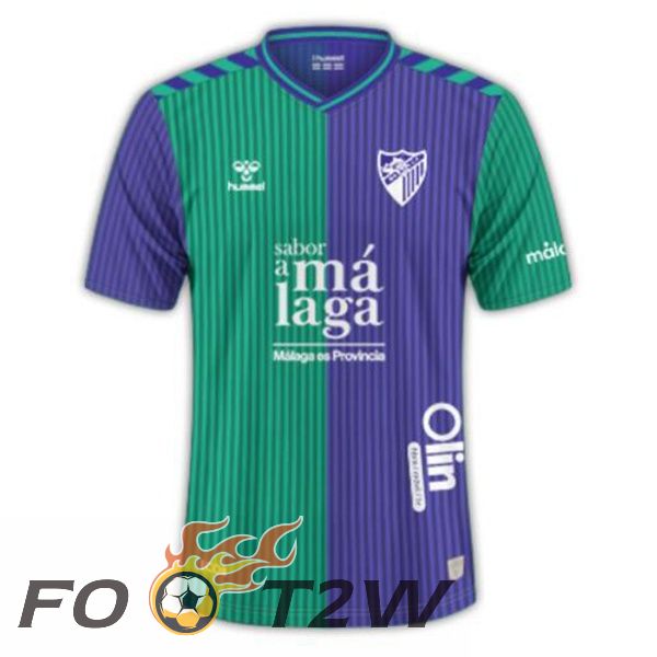 Maillot De Foot Malaga Exterieur Vert 2023/2024