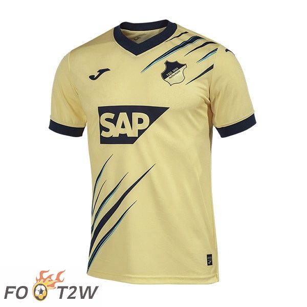 Maillot de Foot TSG Hoffenheim Exterieur Jaune 2022/2023