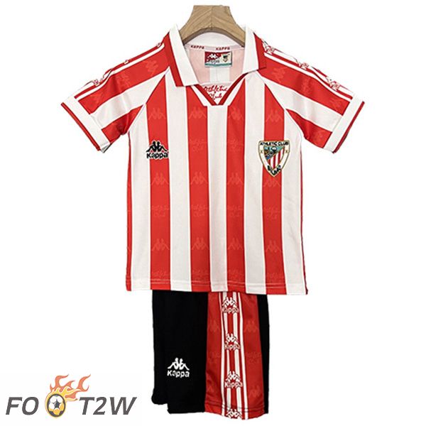 Maillot De Foot Athletic Bilbao Retro Enfant Domicile 1995/1997