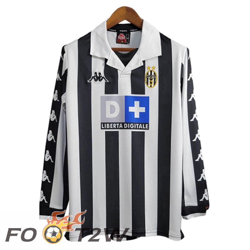 Maillot De Foot Juventus Retro Domicile Manches Longues 1999/2000