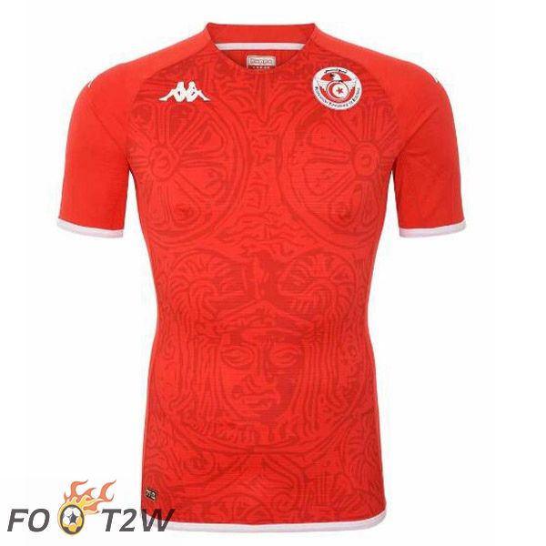 Maillot Foot Equipe De Tunisie Domicile Rouge Coupe du monde 2022