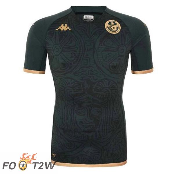 Maillot Foot Equipe De Tunisie Third Noir Coupe du monde 2022