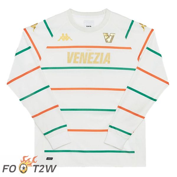 Maillot de Foot Venise FC Exterieur Manche Longue Blanc 2022/2023