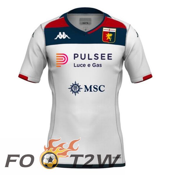 Maillot De Foot Genoa CFC Exterieur Blanc 2023/2024