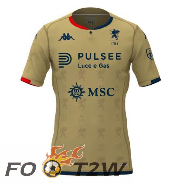 Maillot De Foot Genoa CFC Third Jaune 2023/2024