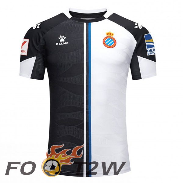 Maillot De Foot RCD Espanyol Third Noir Blanc 2023/2024