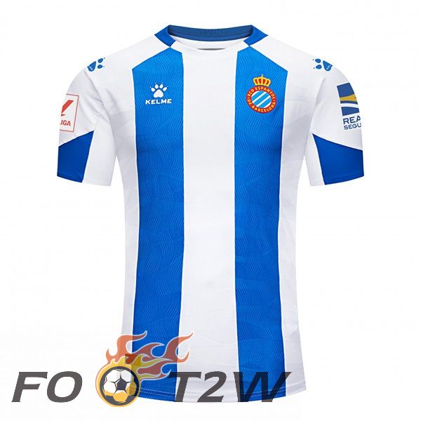 Maillot De Foot RCD Espanyol Domicile Bleu Blanc 2023/2024