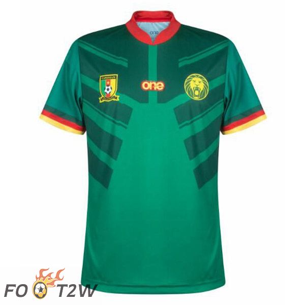 Maillot Foot Equipe De Cameroun Domicile Vert Coupe du monde 2022