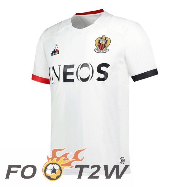 Maillot De Foot OGC Nice Exterieur Blanc 2023/2024