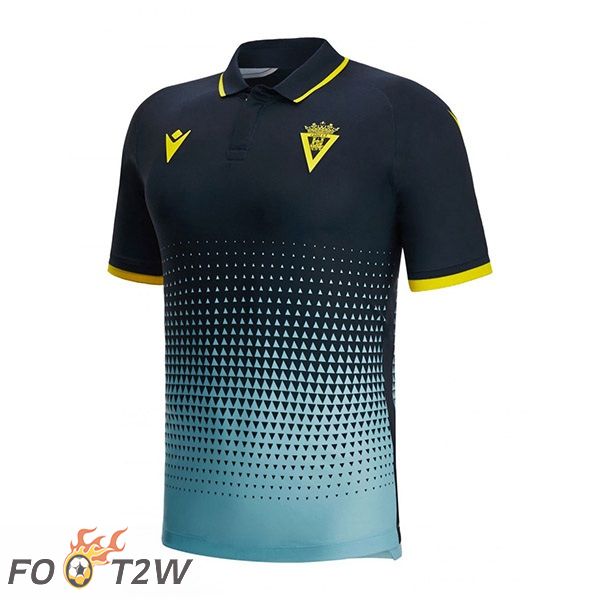 Maillot de Foot Cadiz CF Exterieur Noir 2022/2023