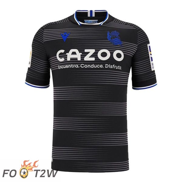 Maillot De Foot Real Sociedad Exterieur Noir 22/23