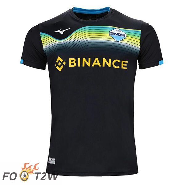 Maillot De Foot SS Lazio Exterieur Noir 22/23