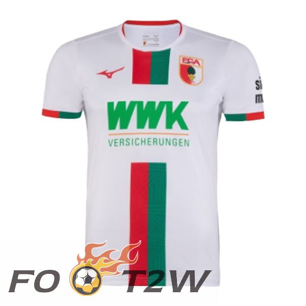 Maillot De Foot FC Augsburg Domicile Blanc 2023/2024