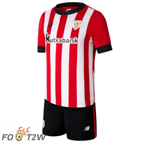 Maillot de Foot Athletic Bilbao Enfant Domicile Rouge 2022/2023