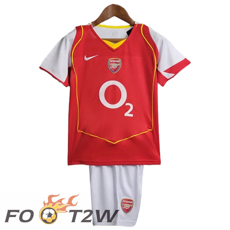 Maillot De Foot Arsenal Retro Enfant Domicile 2004/2005