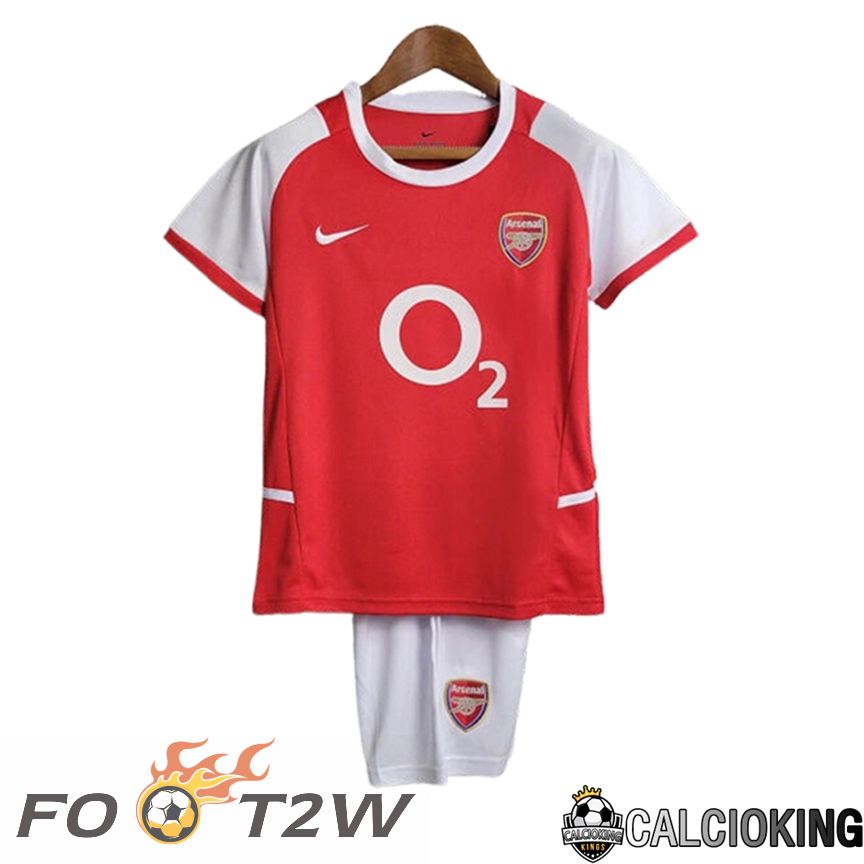 Maillot De Foot Arsenal Retro Enfant Domicile 2002/2004