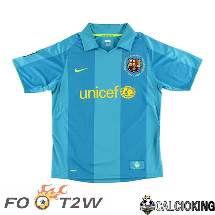 Maillot De Foot FC Barcelone Retro Enfant Exterieur 2007/2008