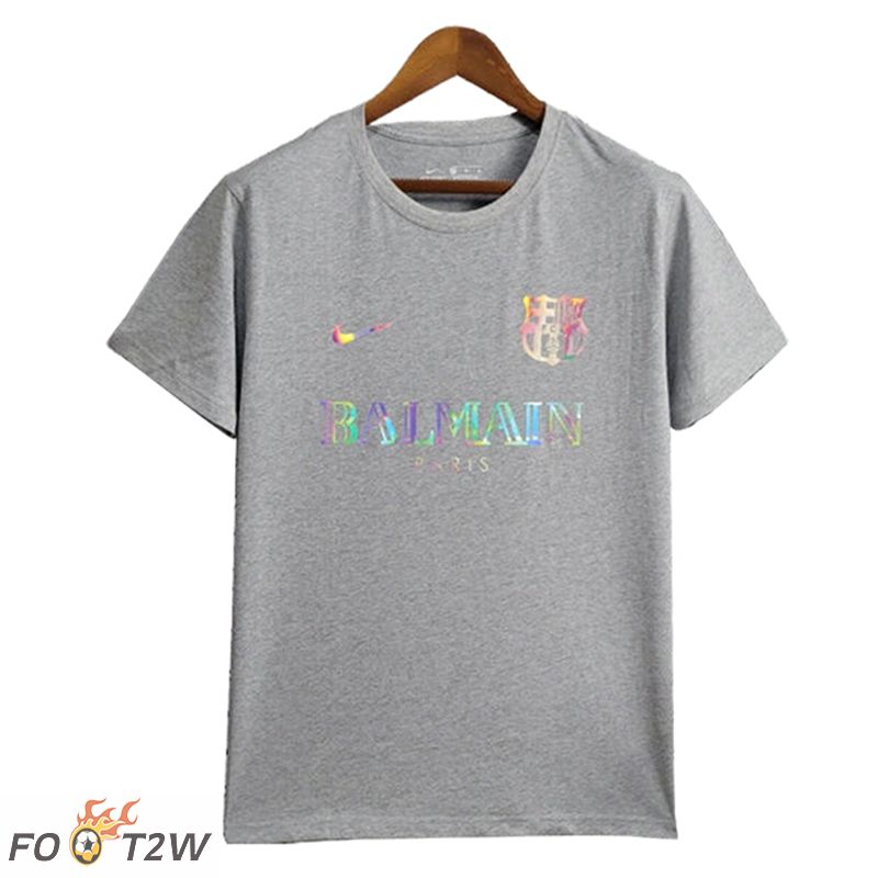 Maillot De Foot FC Barcelone Casual Gris 2024/2025