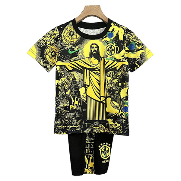 Maillot de Foot Brasil Enfants Édition Spéciale Jaune 2024/2025