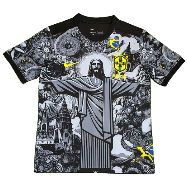 Maillot Equipe Foot Bresil Special Edition Jesus Noir 2024/2025