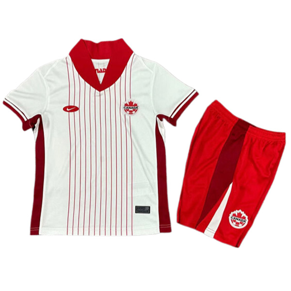 Maillot De Foot Canada Enfant Exterieur 2024/2025