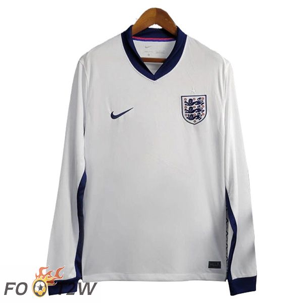 Maillot Equipe Foot Angleterre Domicile Manches Longues 2024/2025