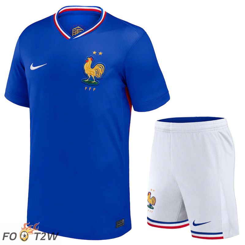 Ensemble Maillot Foot France Domicile + Shorts 2024/2025